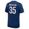 Maglia ufficiale Paris Saint Germain Lucas Beraldo 35 Casa 2024-25 per Uomo